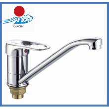 Single Handle Deck Mount Chrome Küchenspüle Wasser Wasserhahn (ZR22005-A)